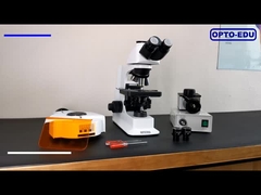 ميكروسكوب الـ OPTO-EDU A16.2601 40x - 1000x LED Trinocular Fluorescence Microscope للبحث / التعلم